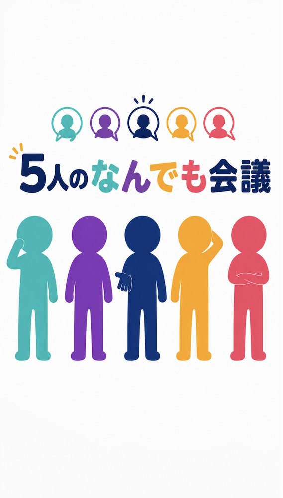 5人のなんでも会議 のキービジュアル