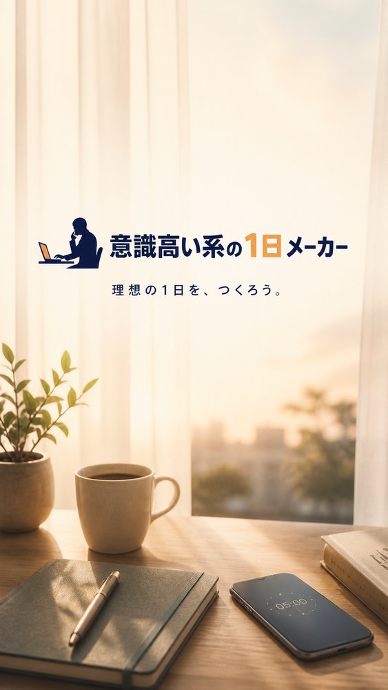意識高い系の1日メーカー のキービジュアル
