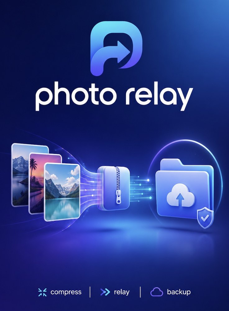 PhotoRelay のキービジュアル